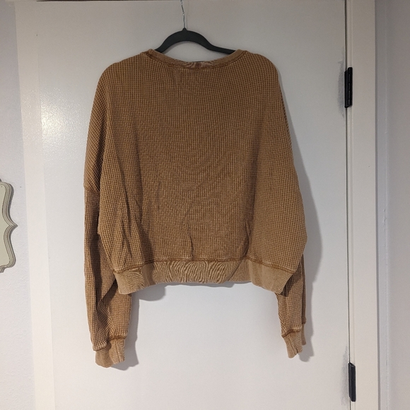 Urban Outfitters Waffle Pullover Sweater, Size L - Picture 2 of 4